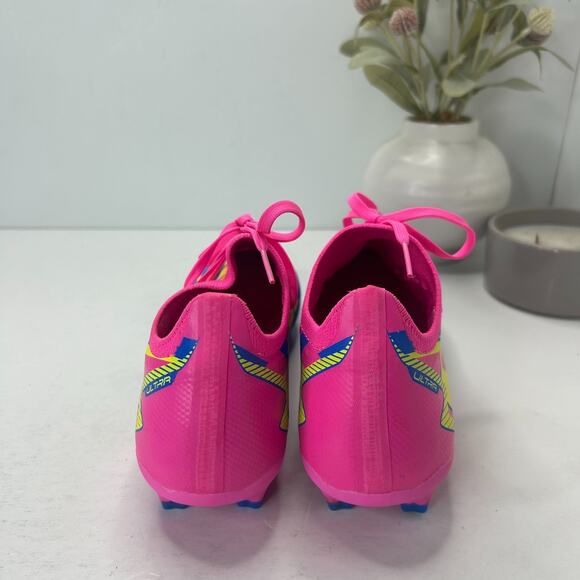 Puma Ultra LI Energy Firm/Artificial Ground Soccer Cleats Pink/Blue Men\'s 8.5